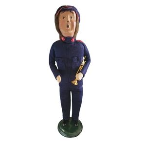 Byers Choice Caroler Trumpet Horn Man Salvation Army Christmas Coronet